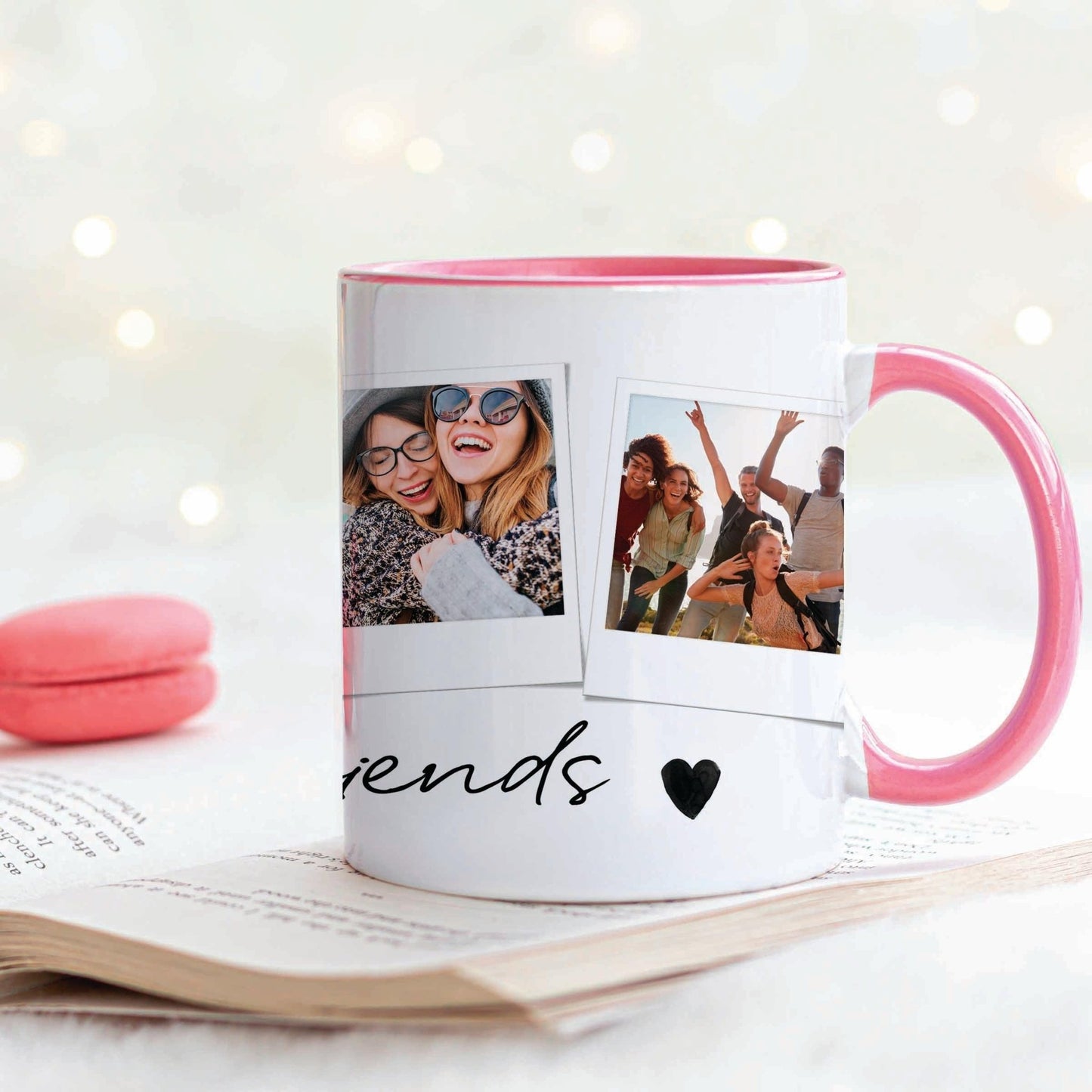 Best Friends Polaroid - Personalised Photo MugPhoto GiftsBoho Photo