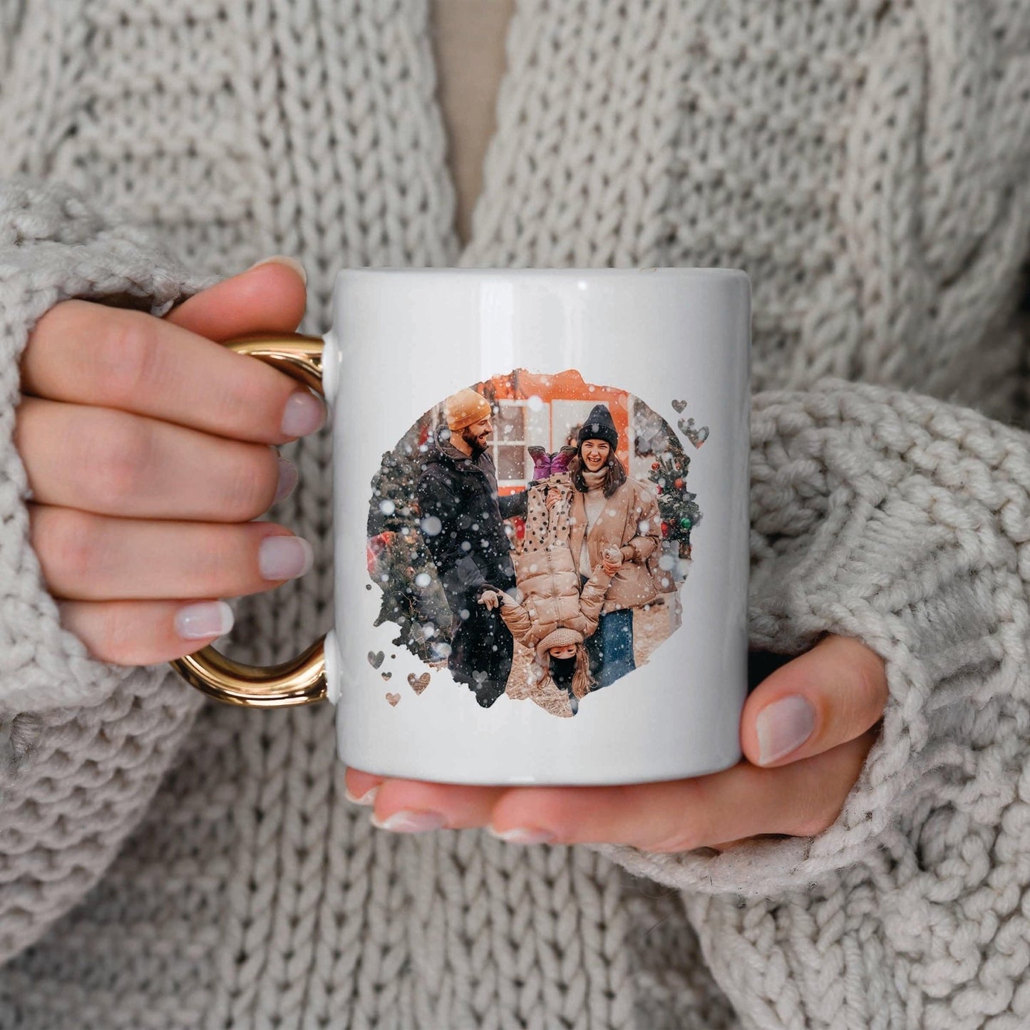 Merry Christmas - Personalised Photo MugPhoto GiftsBoho Photo