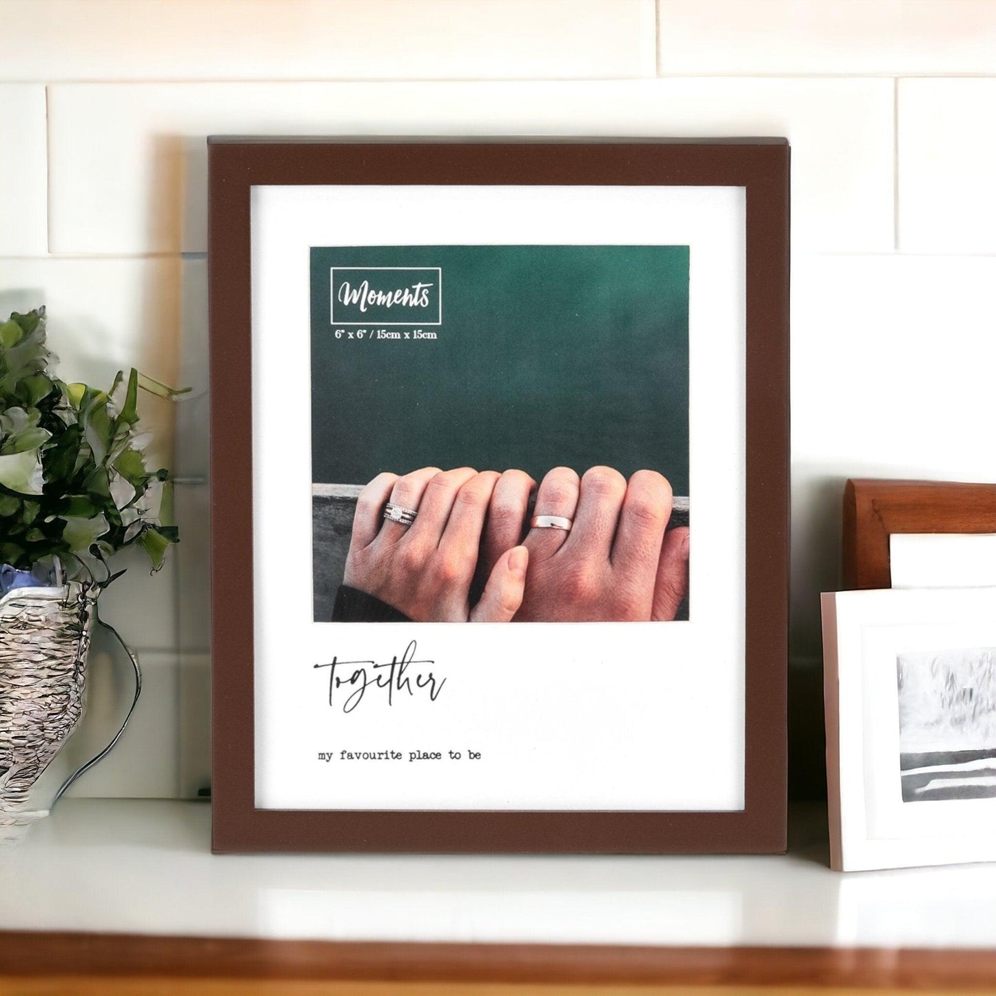 Moments Photo Frame - Together - 6x6in (15x15cm) - Boho Photo