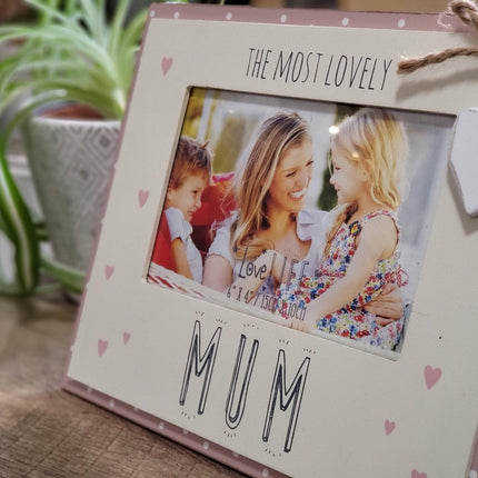 Most Lovely Mum Frame - 4x6in (10x15cm) - Boho Photo