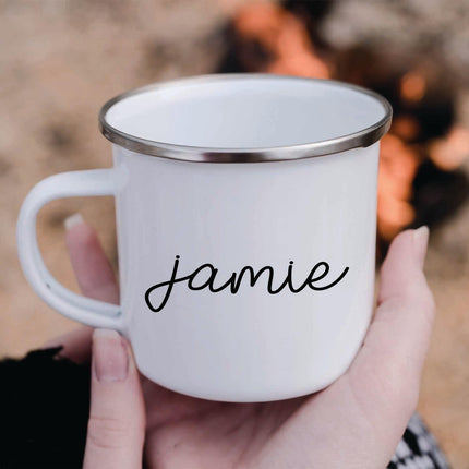 Personalised Name/ Message - Camping CupPhoto GiftsBoho Photo