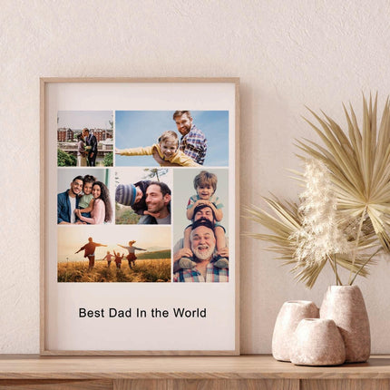 Collage Poster with Your Own Text - Boho Photo