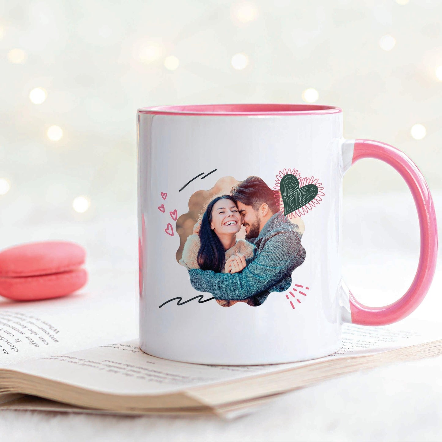 Hearts - Personalised Photo MugBoho Photo