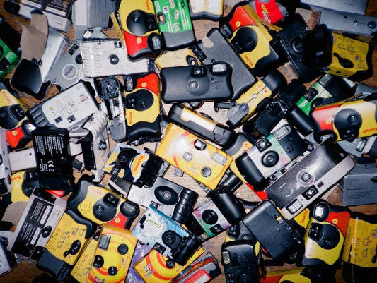 Photo Foot Prints: Reusable Cameras vs Disposable Cameras - Boho Photo