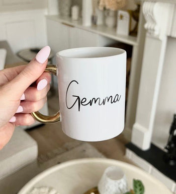 Personalised Mugs - Boho Photo