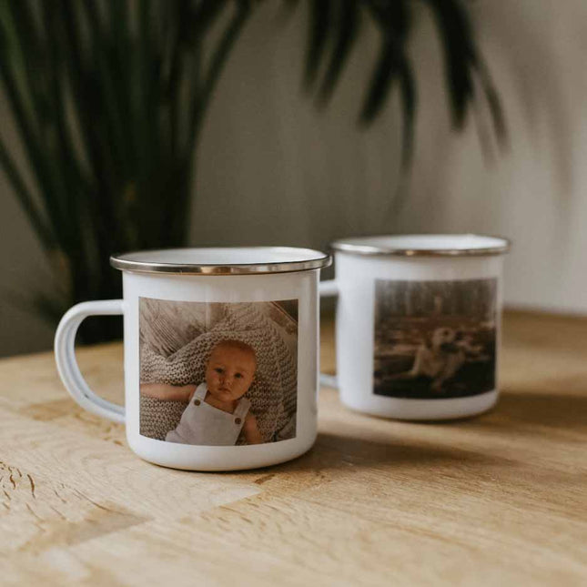 Rectangle Photo - Personalised Camping Cup