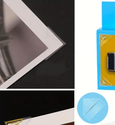 250pcs Self Adhesive Corners for Scrapbook - Photo Albums Corner StickerPhoto CornersBoho Photo