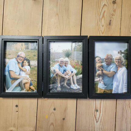 3 - Fold Triple Black Frame - 4x6inch - 10x15cmTriple FramesBoho Photo