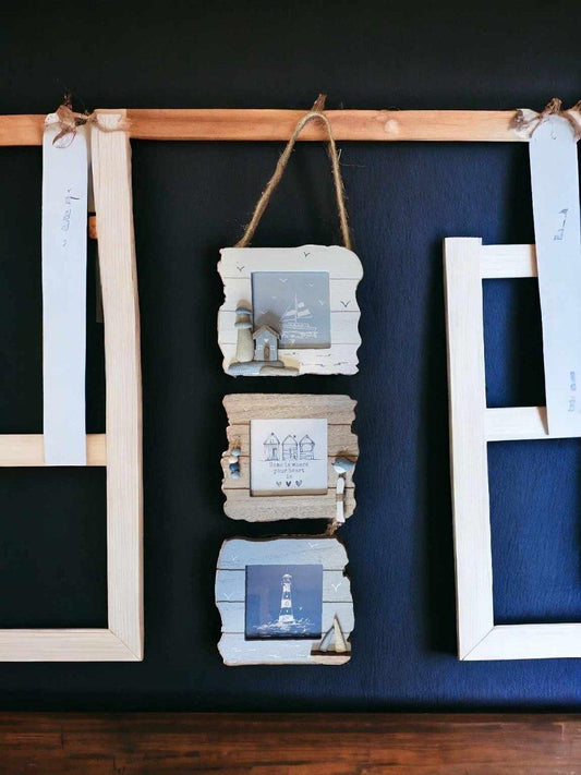 3 Piece Wooden Coastal FrameFramesBoho Photo