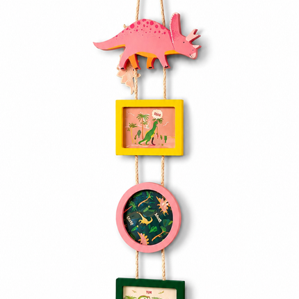 Dinosauria Triple Hanging Photo Frames