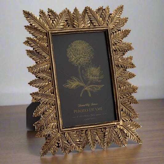 Gold Leaf Photo Frame 6x4 (15x10cm)