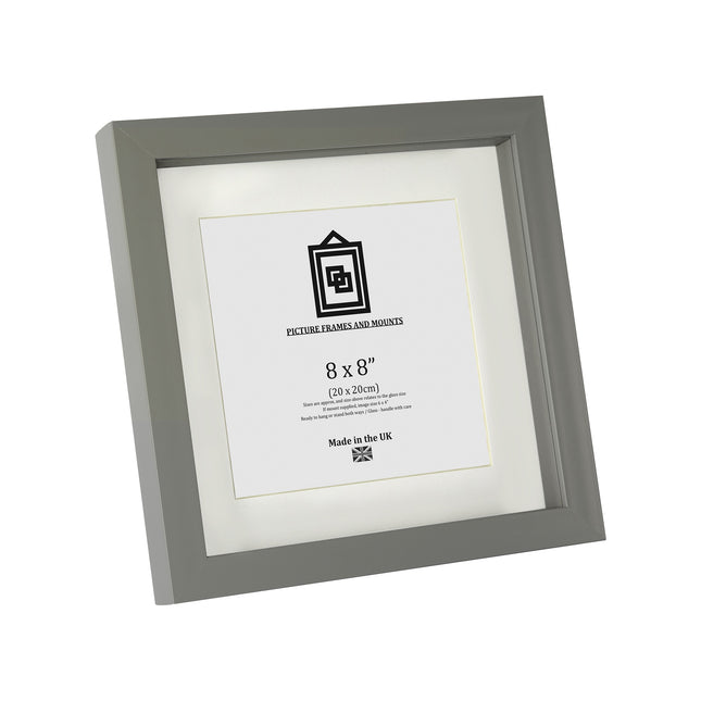 Deep Box Frame - Grey -  Perfect for showcasing 3-D images and objects