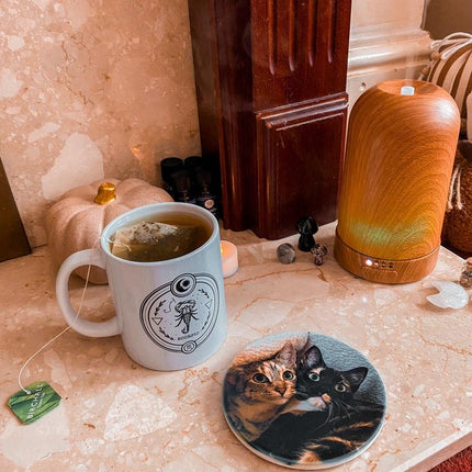Circular Personalised Photo Coaster