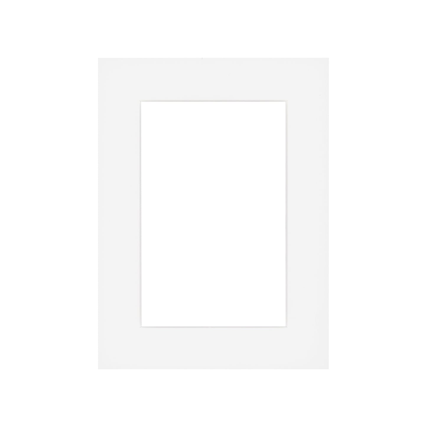 Photo Frame Mounts - Smooth White - Various Sizes