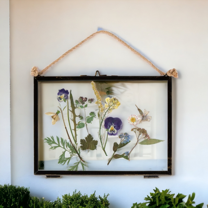 Glass Hanging Frame - Various Sizes - Boho Photo