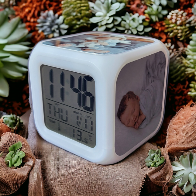 Personalised Colour Changing Alarm Clock
