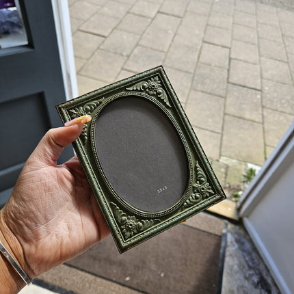 Antique Green Ornate Photo Frame – Vintage Style 3.5x5 Frame6x4 FrameBoho Photo