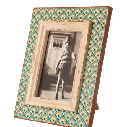 Aqua Scallop Photo Frame6x4 FrameBoho Photo