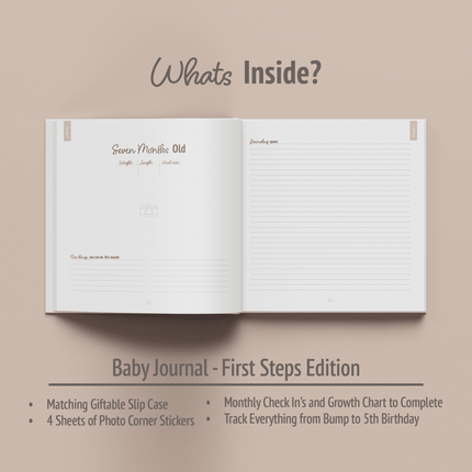 Baby Journal - First Steps EditionPhoto AlbumsBoho Photo