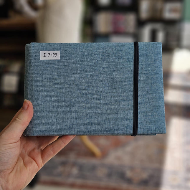 Blue Photo Album - 6x4 - 1006x4 Photo AlbumsBoho Photo
