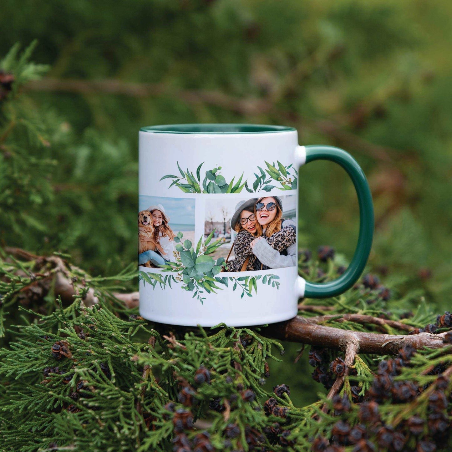 Botanical - Personalised Photo Mug - Boho Photo