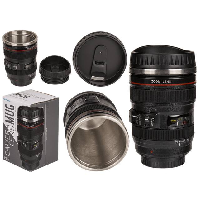 Camera Lens Style Travel CupSeasonal & AccessoriesBoho Photo