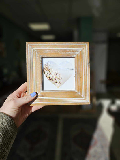 China Fir Frame for 4 x 4 photoFramesBoho Photo