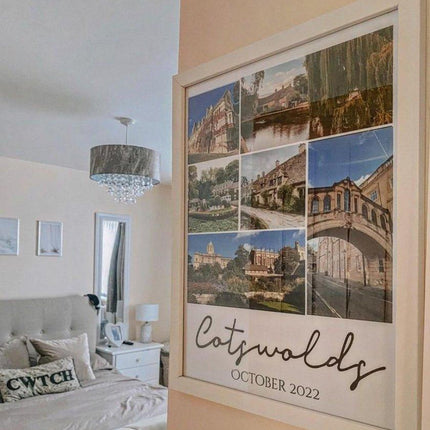 Collage Poster with Your Own Text - Boho Photo
