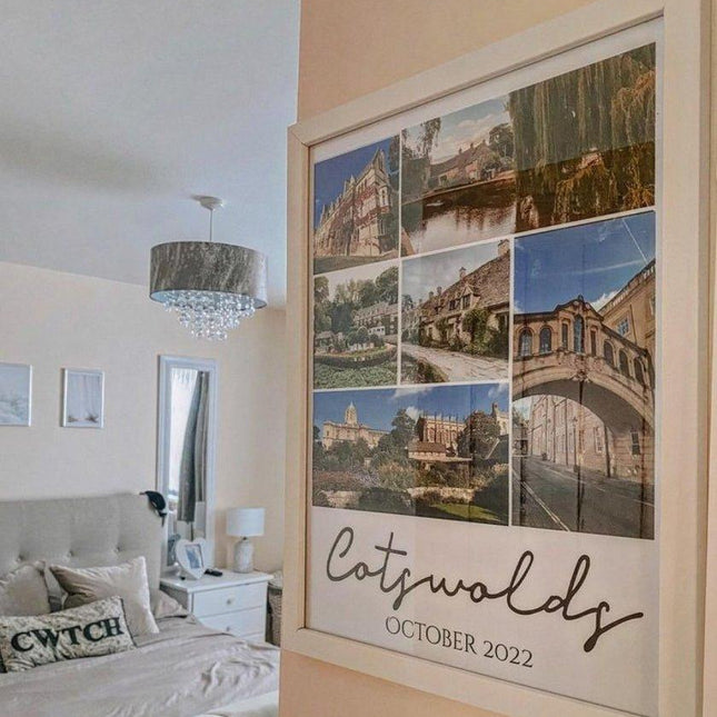 Collage Poster with Your Own Text - Boho Photo
