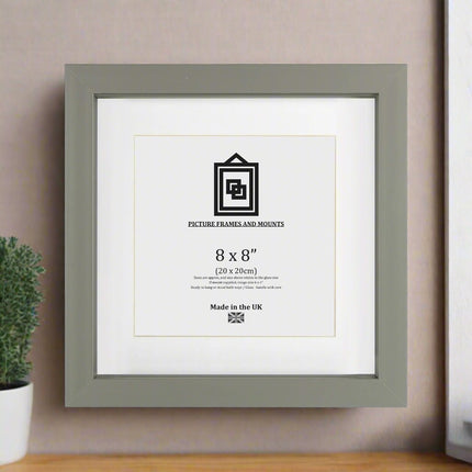 Deep Box Frame - Grey - Perfect for showcasing 3 - D images and objectsFramesBoho Photo