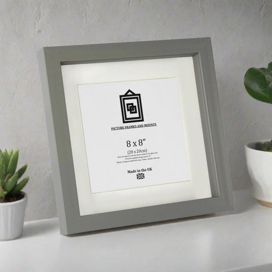 Deep Box Frame - Grey - Perfect for showcasing 3 - D images and objectsFramesBoho Photo