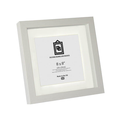 Deep Box Frame - White - Perfect for showcasing 3 - D images and objectsFramesBoho Photo