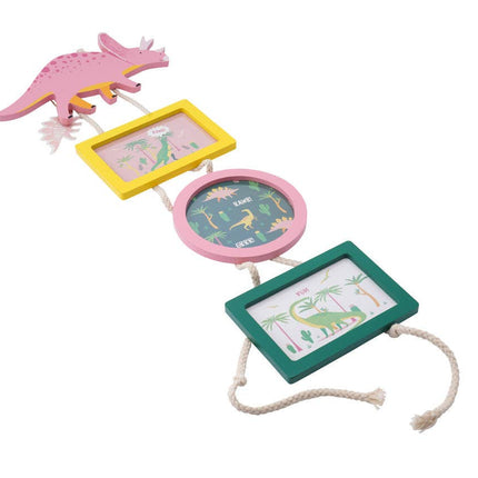 Dinosauria Triple Hanging Photo FramesMulti Aperture FrameBoho Photo