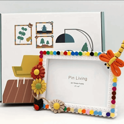 DIY Building Blocks Photo Frame - Spring Animal ThemeFramesBoho Photo