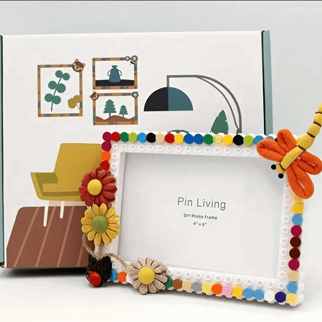 DIY Building Blocks Photo Frame - Spring Animal ThemeFramesBoho Photo