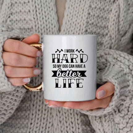 Dog Work - Personalised Photo MugMugsBoho Photo