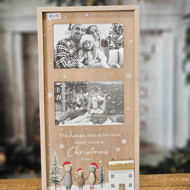 Double Christmas Family Photo FrameBoho Photo