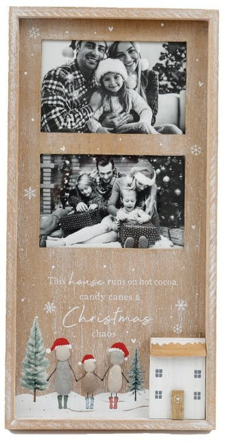 Double Christmas Family Photo FrameBoho Photo