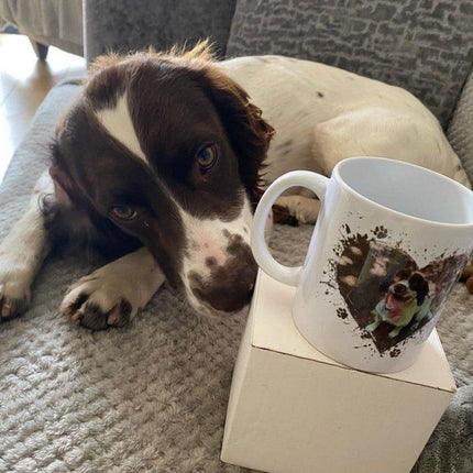 Double Dog Heart - Personalised Photo MugPhoto GiftsBoho Photo