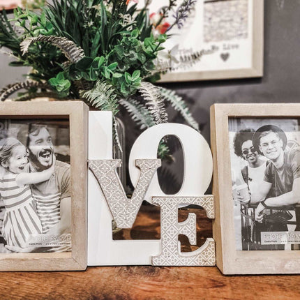 Double Love Wooden Frame - 4x6inch - 10x15cmFramesBoho Photo