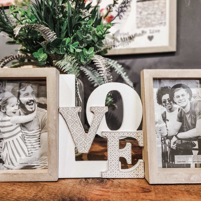 Double Love Wooden Frame - 4x6inch - 10x15cmFramesBoho Photo