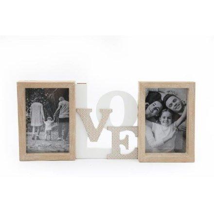 Double Love Wooden Frame - 4x6inch - 10x15cmFramesBoho Photo