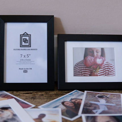 Everest Black - Plain Black Photo Frame - Various SizesFramesBoho Photo