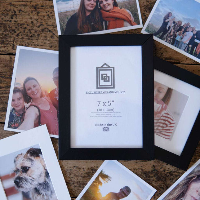 Everest Black - Plain Black Photo Frame - Various SizesFramesBoho Photo
