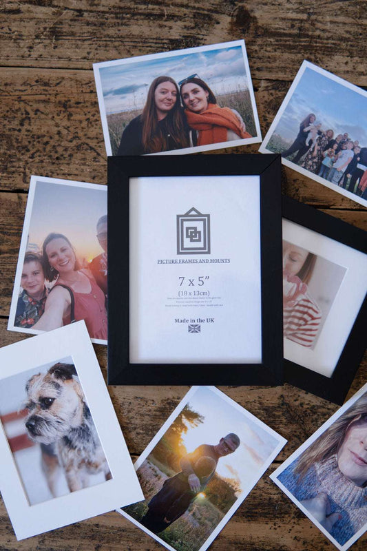 Everest Black - Plain Black Photo Frame - Various SizesFramesBoho Photo