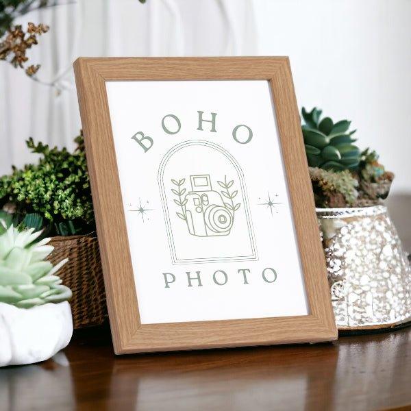 Everest Oak Plain Wood Effect Frame - Various SizesFramesBoho Photo