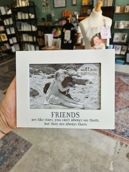 Friends Like Stars 6x4" Photo Frame - White & GreyFramesBoho Photo