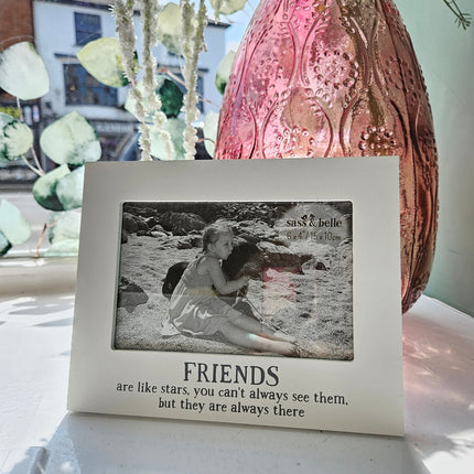 Friends Like Stars 6x4" Photo Frame - White & GreyFramesBoho Photo