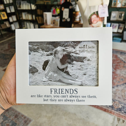 Friends Like Stars 6x4" Photo Frame - White & GreyFramesBoho Photo
