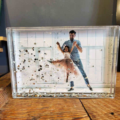 Glitter Block Frame - 6x4in (15x10cm) - Boho Photo